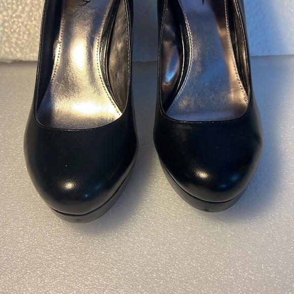 Alfani “Maddy” almond toe black platform pump 7.5 black - Picture 2 of 7